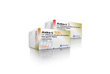 ANKO-L 500 MG IV INFUZYONLUK COZELTI ICIN LIYOFILIZE TOZ ICEREN FLAKON (1 FLAKON)
